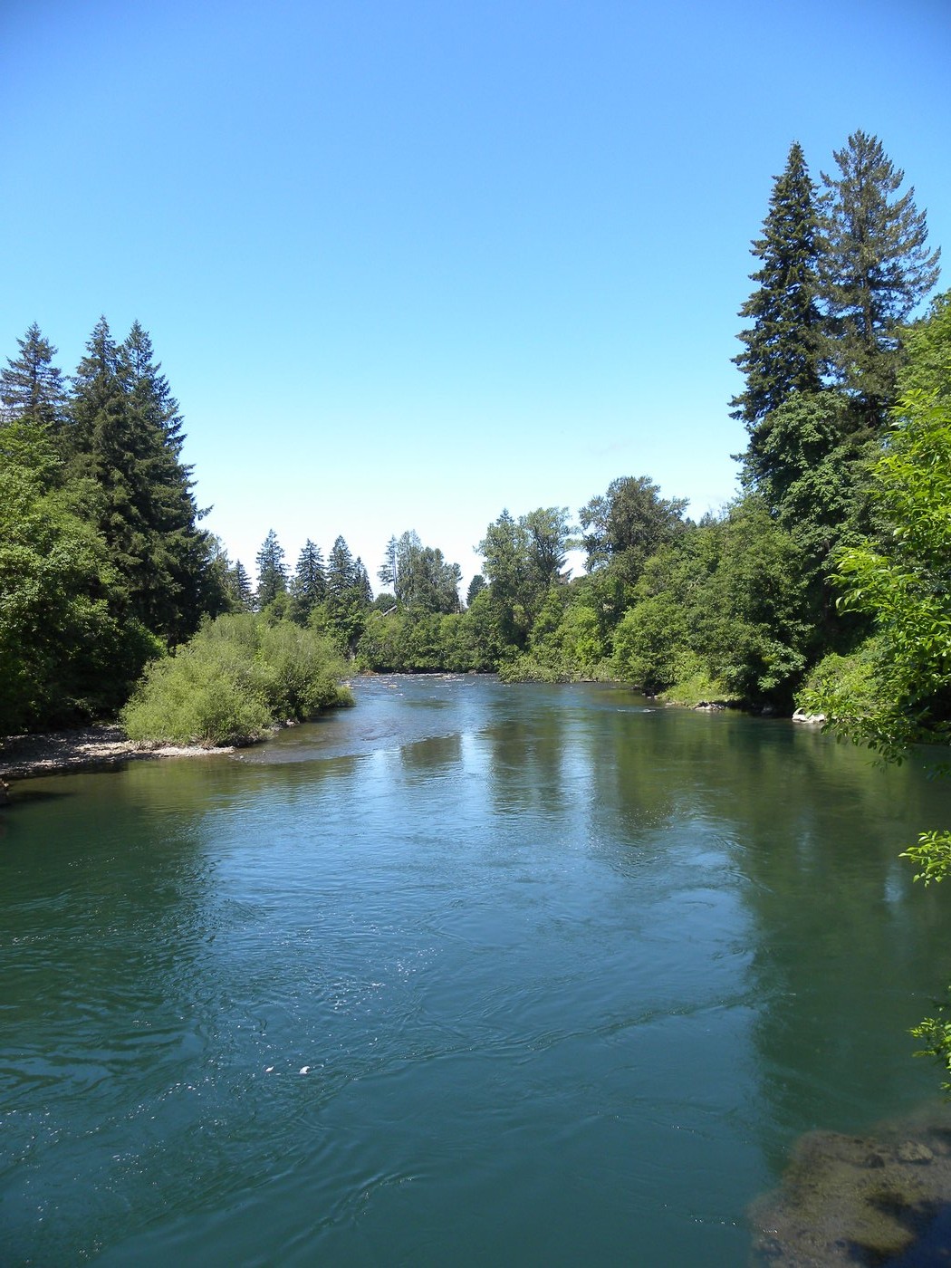 North Santiam River near Mill City, Oregon